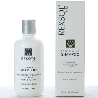 REXSOL Revitalizing Shampoo Scientifically Formulated to clean thinning hair (240 ml 8 fl oz)