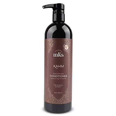 MKS eco Kahm Smoothing Conditioner, Original Scent - 25 fl oz - Detangle, Moisturize Repair Hair - With Moroccan Argan Oil, Hemp Seed Oil Vegetable Keratin Protein - Vegan, Cruelty Free