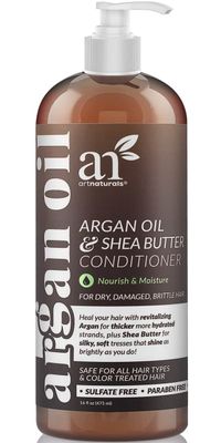 Artnaturals Argan Oil Hair Conditioner - (16 Fl Oz 473ml) - Sulfate Free - Treatment for Damaged and Dry Hair - For All Hair Types - Safe for Color Treated Hair
