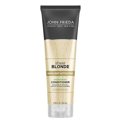 John Frieda Sheer Blonde Highlight Activating Enhancing Conditioner (For Lighter Blondes), 8.45 Oz (Pack of 3)