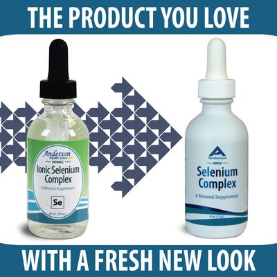 Anderson Ionic Selenium Complex, Liquid Selenium Supplement Drops, Supports Thyroid and Immune System, Antioxidant, Ionic Mineral Drops, Fights Free Radicals, 40 Servings, 2 fl oz