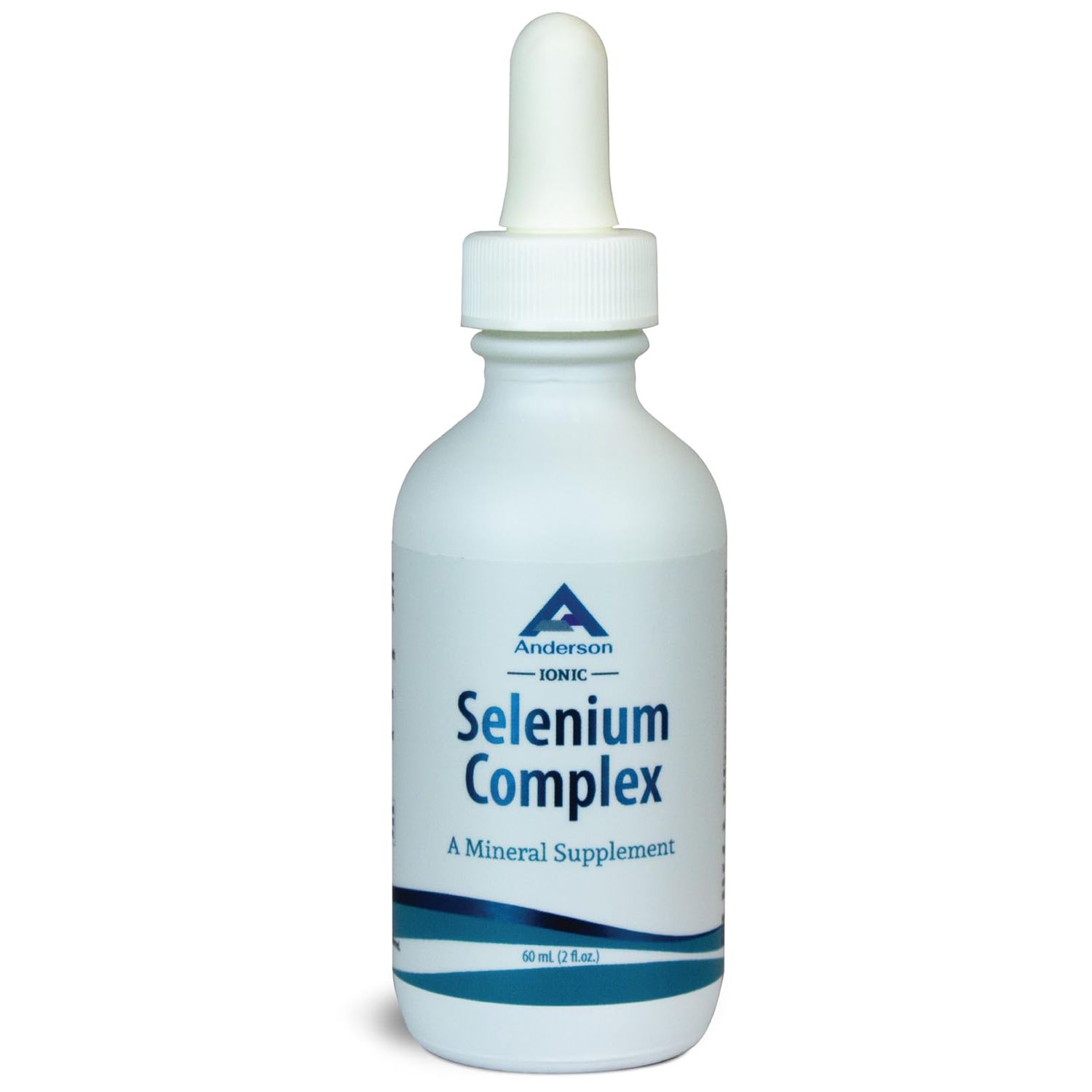 Anderson Ionic Selenium Complex, Liquid Selenium Supplement Drops, Supports Thyroid and Immune System, Antioxidant, Ionic Mineral Drops, Fights Free Radicals, 40 Servings, 2 fl oz