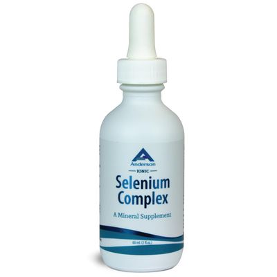 Anderson Ionic Selenium Complex, Liquid Selenium Supplement Drops, Supports Thyroid and Immune System, Antioxidant, Ionic Mineral Drops, Fights Free Radicals, 40 Servings, 2 fl oz