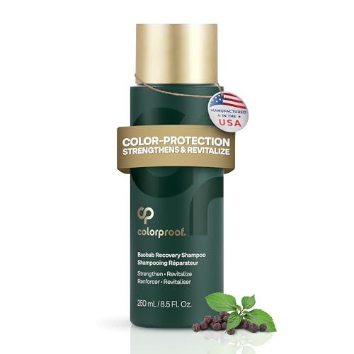 Colorproof Baobab Recovery Shampoo 8.5 Fl. Oz. Sulfate Free Shampoo, Strengthening Shampoo for Color Treated Hair wPeppercorn Patchouli Scent