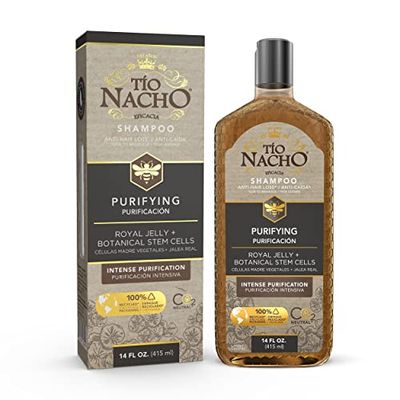 Tio Nacho Shampoo, Purifying with Royal Jelly, Infused with Botanical Stem Cells for Intense Hair and Scalp Purification Detoxifying Balance, 14 Fluid Ounces