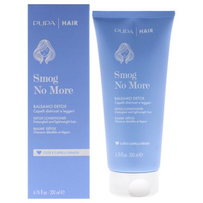 Pupa Milano Smog No More Detox Conditioner - Detangles without Weighing Hair Down - Fights Split Ends and Frizz - Leaves Hair Non-Greasy - 8.45 oz