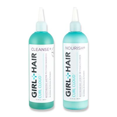 GIRLHAIR Shampoo and Conditioner Set (2x 10.1 fl.oz.300 ml) - Moisturize and Hydrate Dry Hair and Scalp, Boost Shine, Reduce Itch and Frizz - No Silicones, Parabens or Sulfates, Color Safe, Vegan