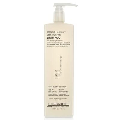 Giovanni Smooth As Silk Deep Moisture Shampoo, 33.8 Fluid Ounce