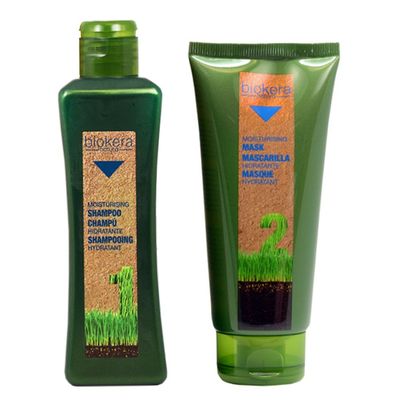 Salerm Biokera Natura Moisturizing Shampoo 10.8oz Mask 7.1oz Combo by Salerm