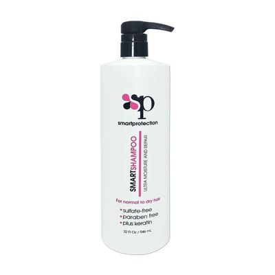Ultra Moisture Shampoo Sulfate and Paraben Free 32oz for Keratin Treated Hair by Smart Protection