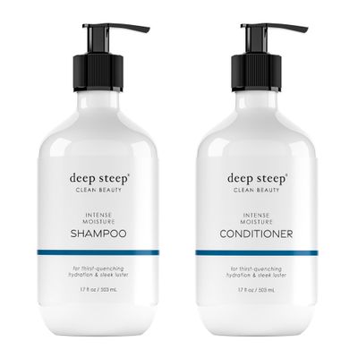 Deep Steep Shampoo Conditioner, Premium Hair Care (Intense Moisture, 17 oz)