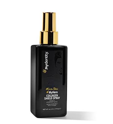 mydentity MyHero Collagen Shield Spray, 6oz Leave-In Condtioner Heat Protection Up To 450 degrees