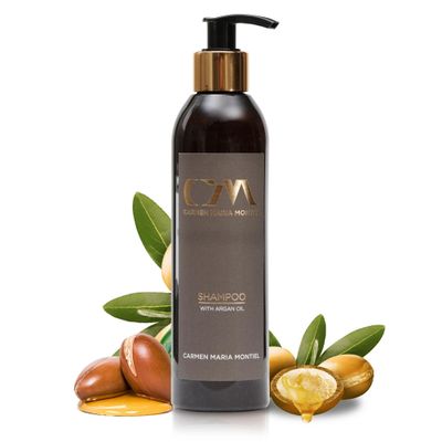 Emmebi CM Nourishing Hair Shampoo with Argan Oil - Moisturizing Salon Shampoo for Men and Women - Women Must-Have for Scalp Health and Hydration
