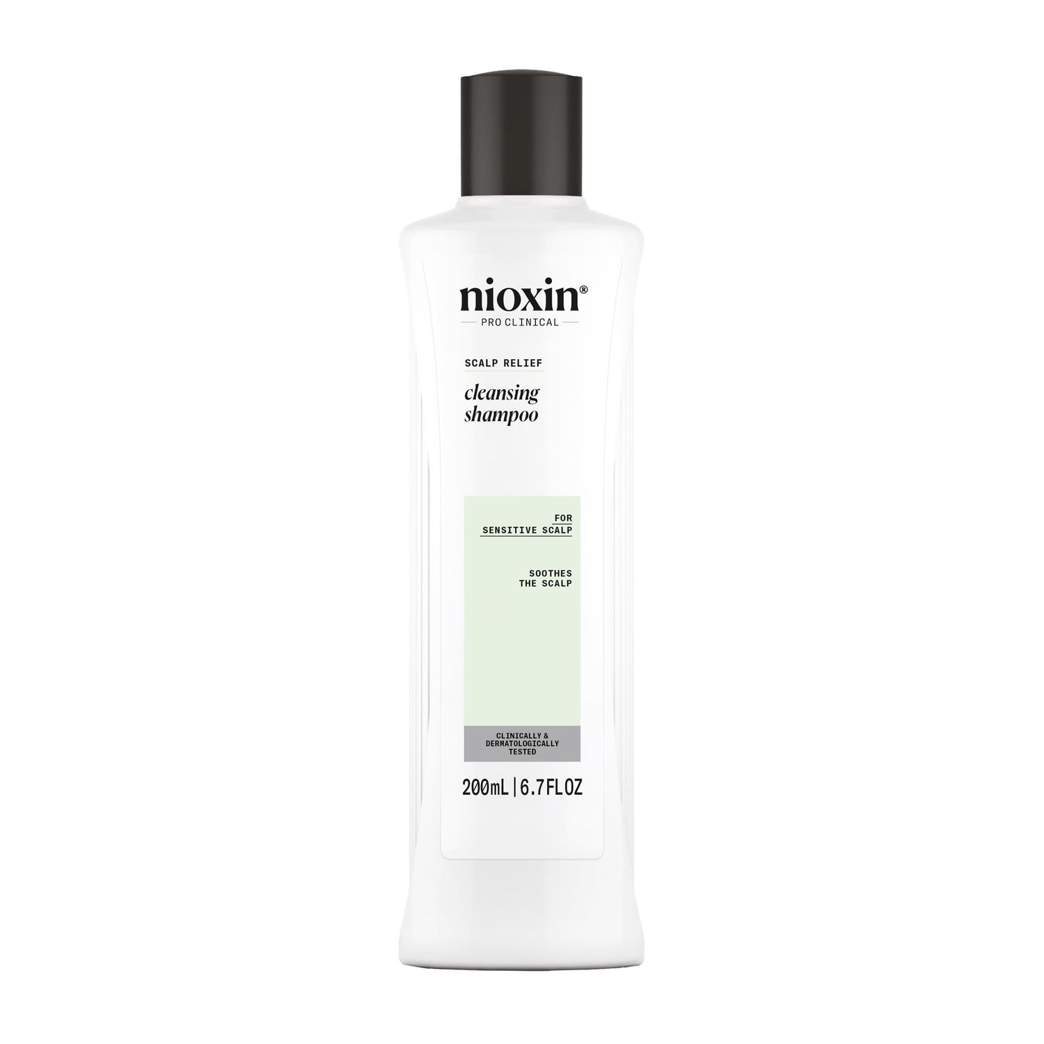 Nioxin Scalp Relief Cleansing Shampoo For Sensitive Scalp Made with Aloe Vera and Vitamin E 6.7 Fl oz.