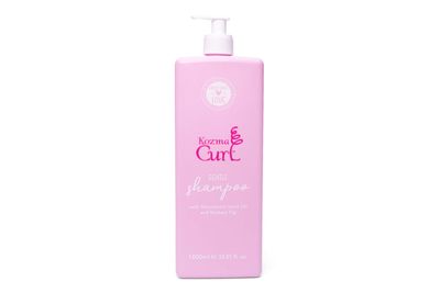 Kozma Curl Gentle Shampoo, 33.8 fl oz 1L, Salon size, Professional Size, Sulfate Free, Shampoo for Curly Hair, For All Curl Types, Curly Hair Products