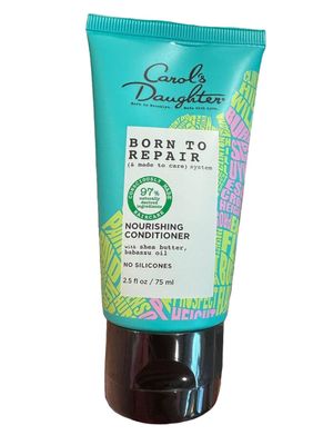 Carol&#39;s Daughter Born To Repair Nourishing Conditioner, Sulfate-Free Hair Care Moisturizing Conditioner for Curly Hair with Shea Butter, 2.5 Oz
