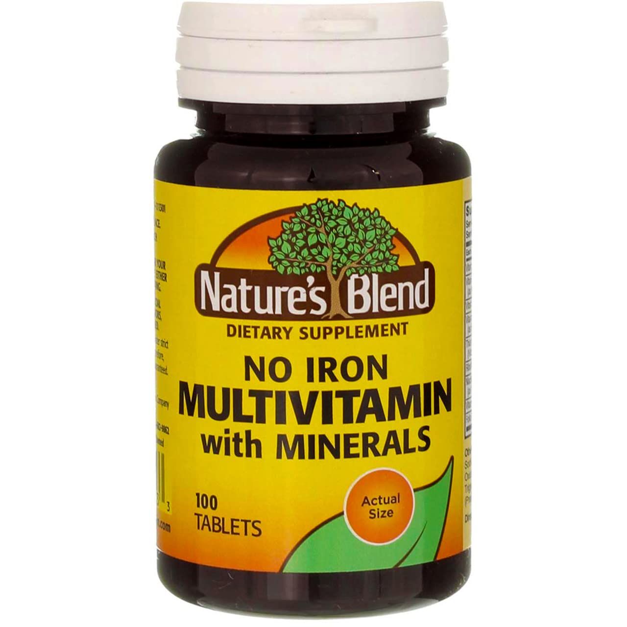 Nature&#39;s Blend Multiple Vitamin with Minerals No Iron 100 Tabs