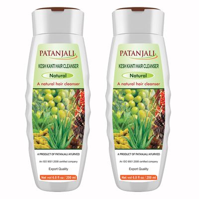 Patanjali Kesh Kanti Natural Hair Cleanser - 200ml 6.8 fl oz - (Pack of 2)