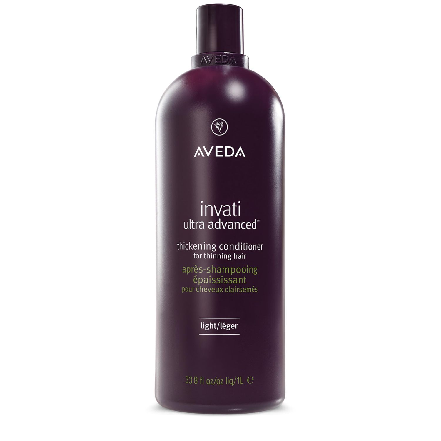 Aveda Invati Ultra Advanced Thickening Conditioner Light Step 2 of 4 Reduces Hair Loss by 77 for Fine to Medium Thinning Hair Types Normal to Oily Scalp 96 Naturally Derived, 33.8 Fl Oz