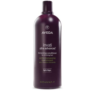 Aveda Invati Ultra Advanced Thickening Conditioner Light Step 2 of 4 Reduces Hair Loss by 77 for Fine to Medium Thinning Hair Types Normal to Oily Scalp 96 Naturally Derived, 33.8 Fl Oz