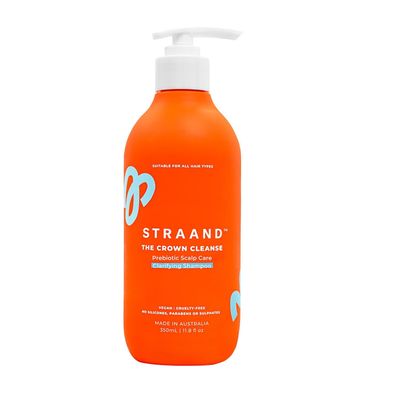 Straand Crown Cleanse Clarifying Shampoo - Itchy Scalp Detox Shampoo with Peppermint Oil Prebiotics - Hydrates Dry Scalp Balances Your Microbiome for Healthy, Shiny Hair (11.8 oz)