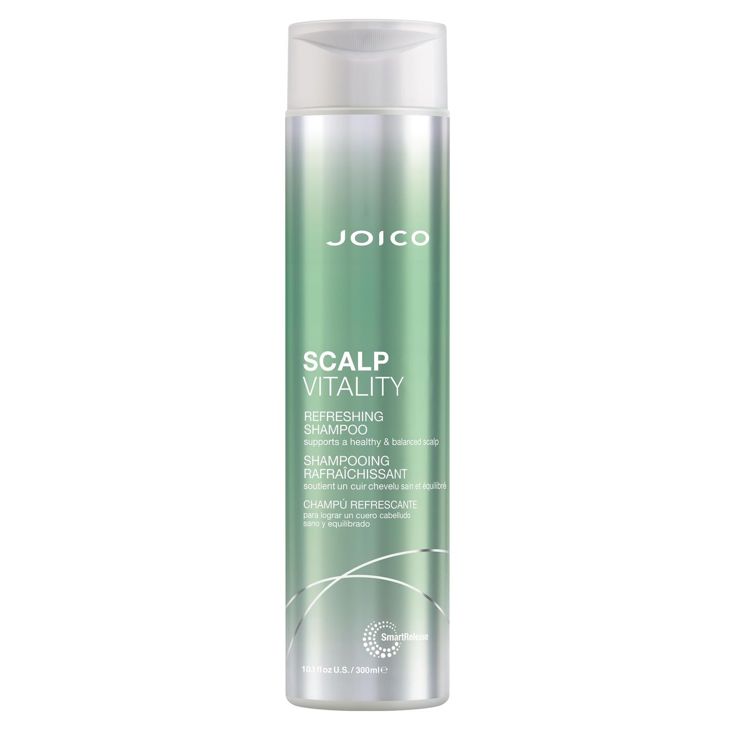 Joico Scalp Vitality Refreshing Shampoo Supports A Healthy Balanced Scalp For Dry, Oily and Itchy Scalp Leaves Scalp Replenished Calm Removes Flakes Reduces Irritation 10.1 Fl Oz