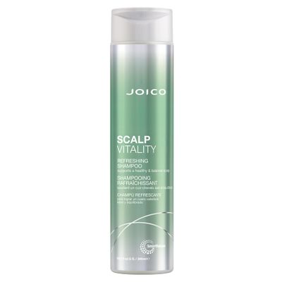 Joico Scalp Vitality Refreshing Shampoo Supports A Healthy Balanced Scalp For Dry, Oily and Itchy Scalp Leaves Scalp Replenished Calm Removes Flakes Reduces Irritation 10.1 Fl Oz