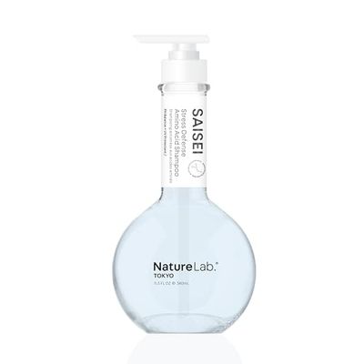 NATURELAB. TOKYO SAISEI Stress Defense Amino Acid Shampoo: Nourishing Cleansing for Stronger, Healthier Hair, 11.5 oz