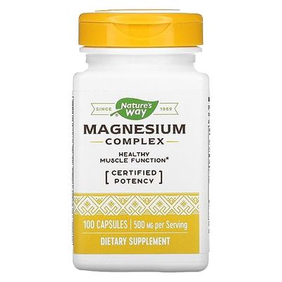 Natures Way Magnesium Complex, 100 ct