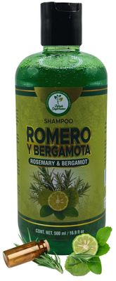 HIGH SUPREME SHAMPOO ROMERO BERGAMOTA (ROSEMARY BERGAMOT) 16.9 fl oz healthy and beautiful hair with every wash