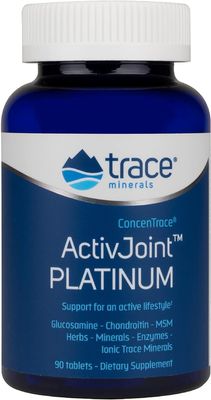 Trace Minerals ActivJoint Platinum - Bone Health Strength Support Supplement - Supplement for Joint Muscle Health Support - Healthy Heart Supplement with Magnesium - 90 Tablets (15 Servings)