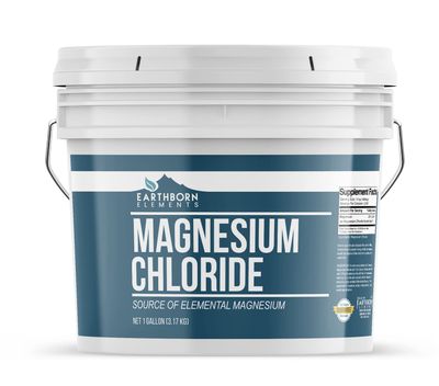 Earthborn Elements Magnesium Chloride (1 Gallon), Dietary Supplement, Great Source of Elemental Magnesium