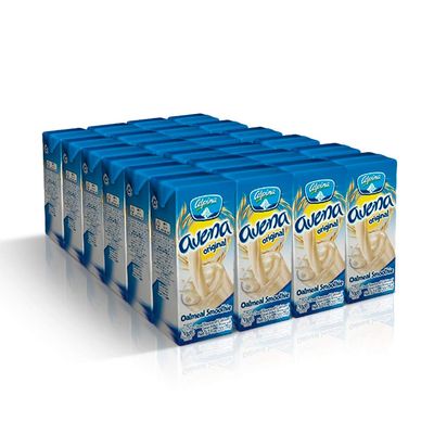 AVENA ALPINA Original Oatmeal Smoothie. 100 Organic Whole Grain Oats. Low Sugar, Low Carbs, Non-GMO Oats. Your Instant Oatmeal 24 Pack x 6.7 ounces each.