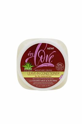 n Love Moisture Crush Leave-In Conditioner with Coconut Milk Aloe Vera - Intense Hydration - Pure Marula Oil, Honey Shea Butter - Sulfates, Paraben, Mineral Oil-Free - 10 oz