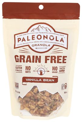 Paleonola - Grain Free Granola Vanilla Bean Flavor - Non-GMO, Grain, Soy, Gluten, Dairy Free - Low Carb Protein Snack For A Healthy Breakfast