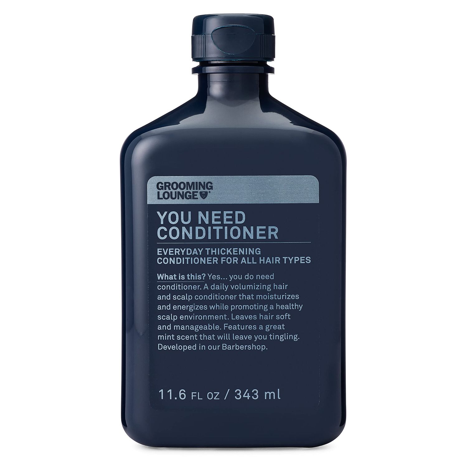 Grooming Lounge You Need Conditioner - Moisturizes and Balances the Scalp - Leaves Hair Soft and Manageable - Cleanses Scalp to Help Create the Optimal Environment for Healthy Hair Growth - 11.6 oz