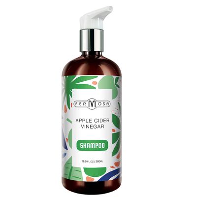 FERMOSA Shampoo - Clarifying Nourishing, Hydrating and Cleansing, Reduces Itchy Scalp Frizz, Anti Dandruff, Sulfate Free 16.9oz (Apple Cider)