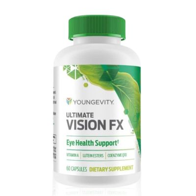 Youngevity Ultimate Vision FX - Eye Vitamin Mineral Supplement Blend - Lutein, CoQ10, Vitamins A, C, E, Zinc, Chromium, Selenium for Eye Health (60 Capsules)