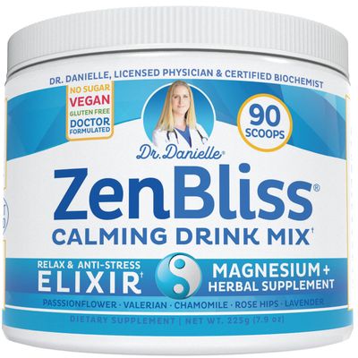 Zenbliss - Calming Magnesium Relaxation Drink Mix with Passion Flower and More - by Dr. Danielle