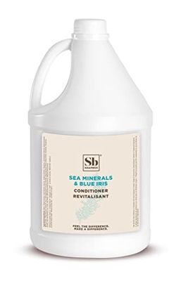 Soapbox Hair Conditioner, Sea Minerals Blue Iris, Hydrating, Vegan, Color Safe, Sulfate Free Silicone Free Conditioner Refill for Home Professional Use - Gallon Size