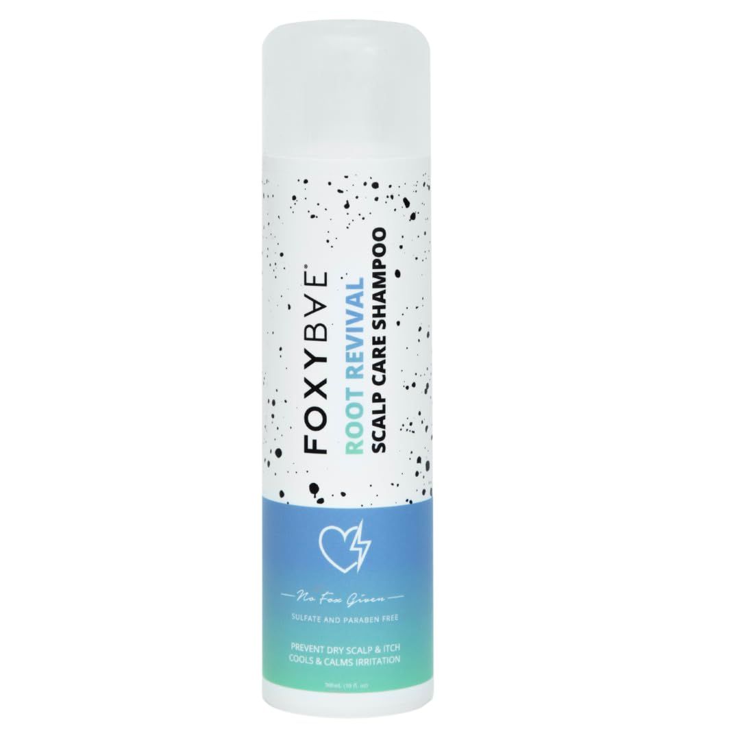 FoxyBae Scalp Hair Detox Shampoo - Ultimate Exfoliator for Dry Itchy Scalp, Clarifies Build Up - 12-in-1 Blend with Tea Tree Oil - Paraben Sulfate Free, 10 Fl. Oz