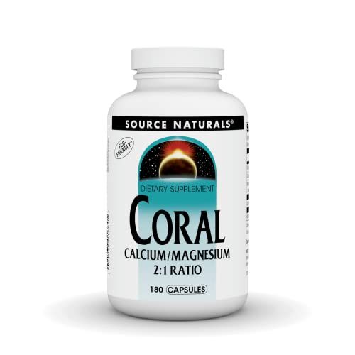 Source Naturals Coral CalciumMagnesium 2:1 Ratio - 180 Capsules