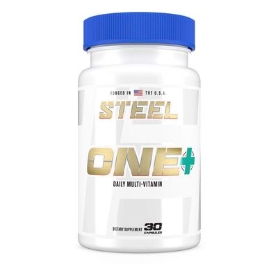Steel Supplements ONE Once Daily Multivitamin for Men and Women Mineral Supplement for Micronutrients Vitamins A B C D E, Biotin, Spectra, Zinc, Magnesium 30 Day Supply