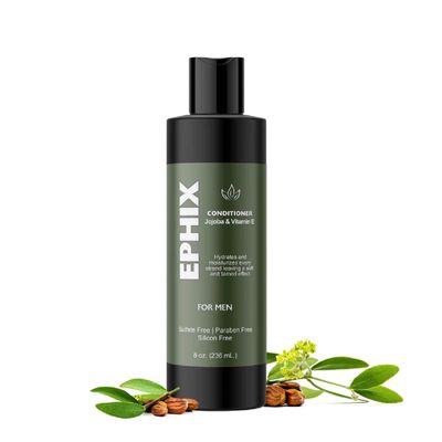 EPHIX Men&#39;s Hair Conditioner with Jojoba Oil and Vitamin E, Sulfate Free, 8 oz