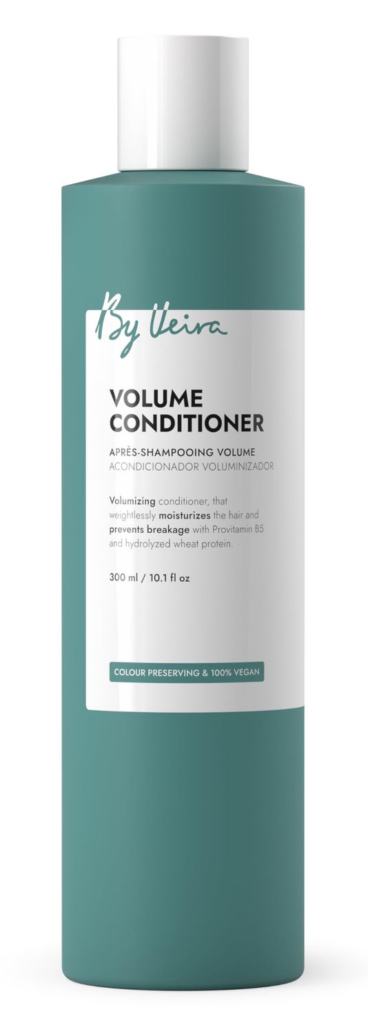 By Veira Volume Conditioner 10.1 Fl Oz, Provitamin B5Wheat protein Builds Volume Prevents Breakage, Colour preserving, 100 vegan SulphateSilicone free