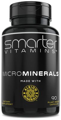 15mg Zinc Glycinate from Albion 6 Essential Trace Bisglycinate Minerals, Manganese, Boron, Chromium, Selenium, Molybdenum Supplement, 90 Plant-Based Vegan Capsules