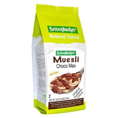 Seitenbacher Muesli 5 Choco Muesli, 3 pack 16-Ounce bags, made in Germany