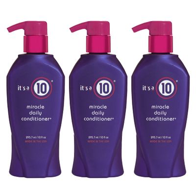 ITS A 10 by It&#39;s a 10 MIRACLE DAILY CONDITIONER 10 OZ ( Package Of 3 ) by ITS A 10