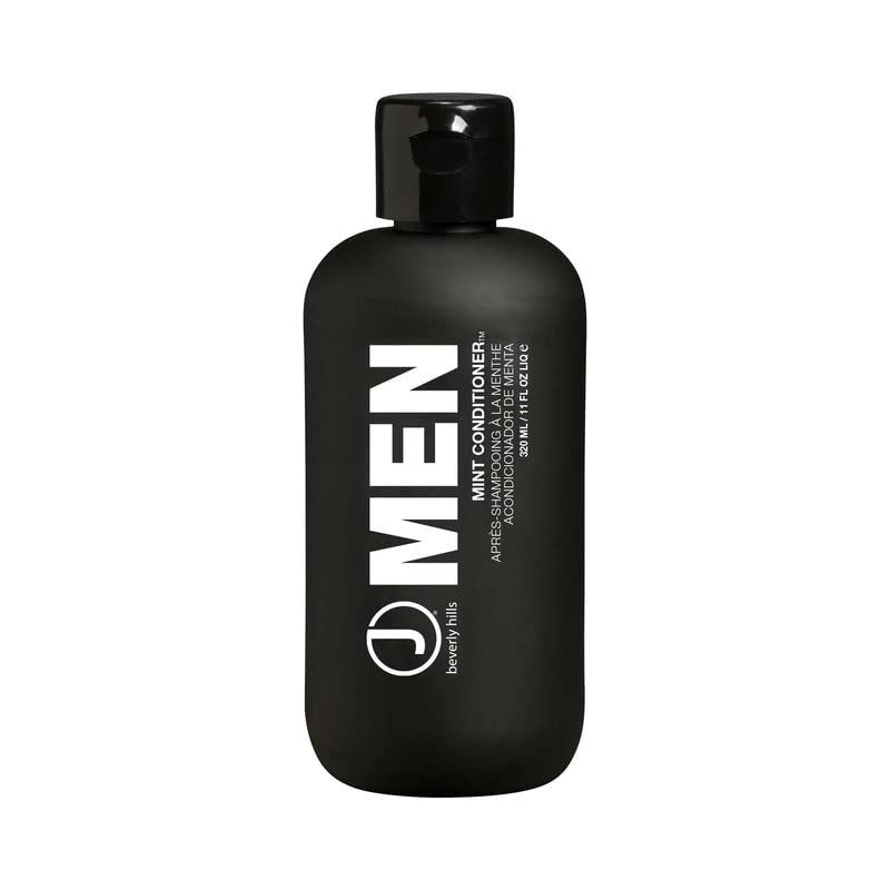 J Beverly Hills Men&#39;s Mint Conditioner with Avocado Oil for Moisture and Strength, 11 Oz