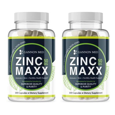 Zinc Supplements - Immunity Skin Reproductive Health Minerals - Zinc Chelate Immune Booster for Kids Adults (2 Pack, Zinc MAXX)